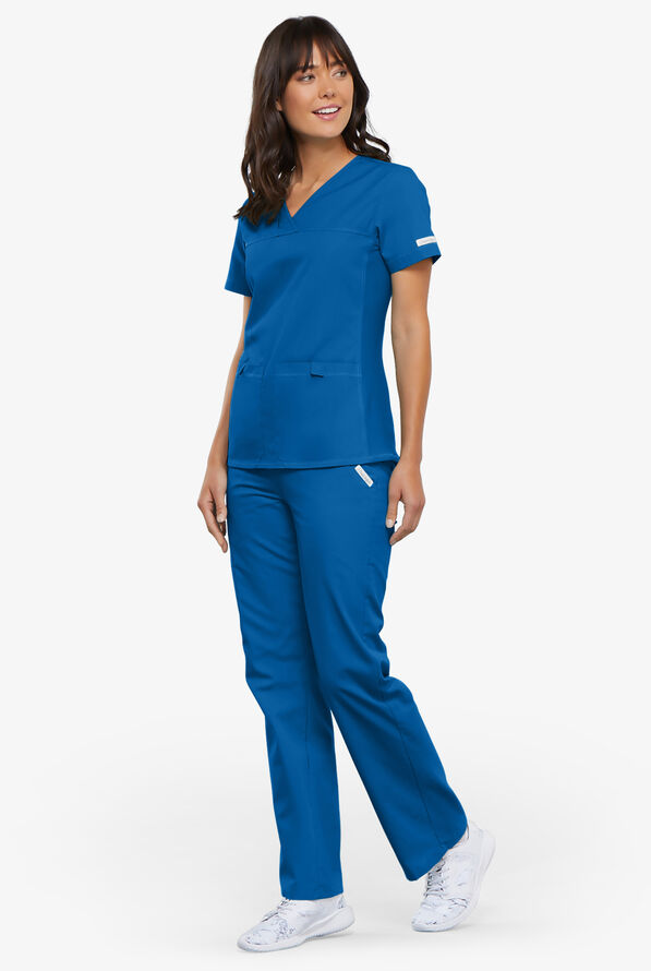 Flexibles Women's Straight Leg Cargo Scrub Pant Cherokee Scrubs