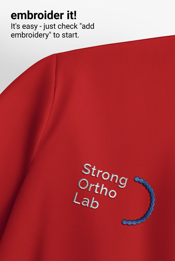 Conjunto de uniforme m&eacute;dico Strictly Scrubs con 4 bolsillos para mujer - Red - 6