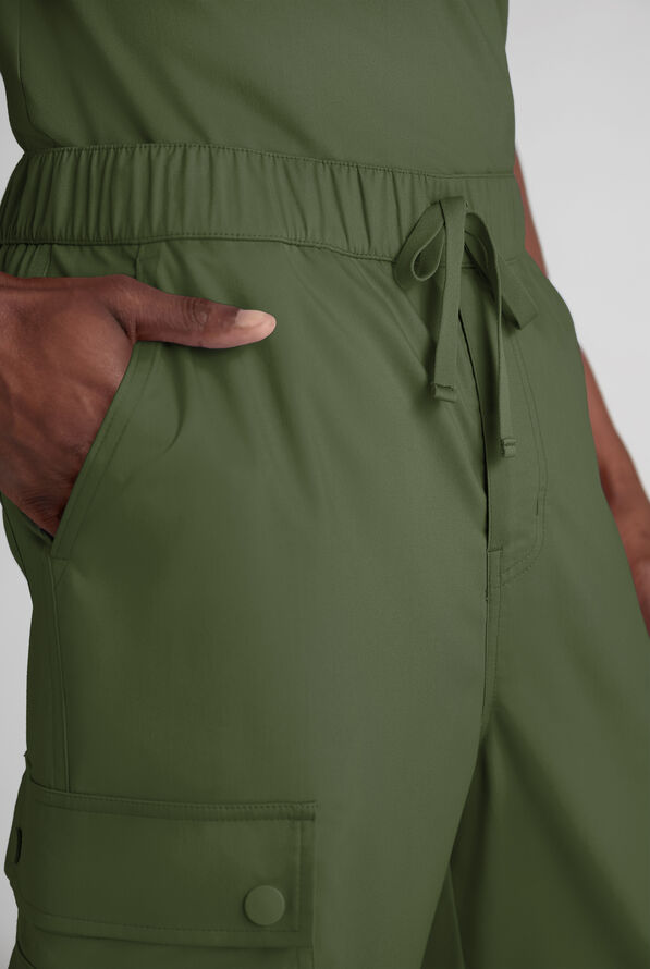 Advantage STRETCH Men's 10-Pocket Cargo Scrub Pant - Light Olive - 4