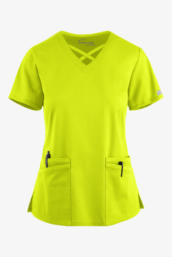 Butter-Soft STRETCH Women's 4-Pocket Crisscross Scrub Top