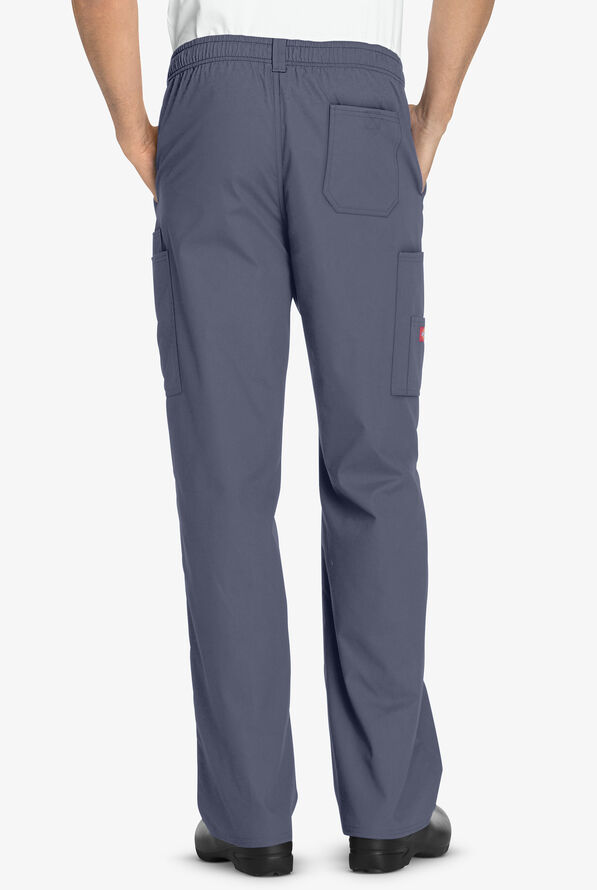 Dickies EDS Signature Men's 7-Pocket Pull On Scrub Pants - Pewter - 2