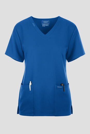Blusa m&eacute;dica Cherokee Workwear Originals Ultra con cuello en V y 2 bolsillos para mujer