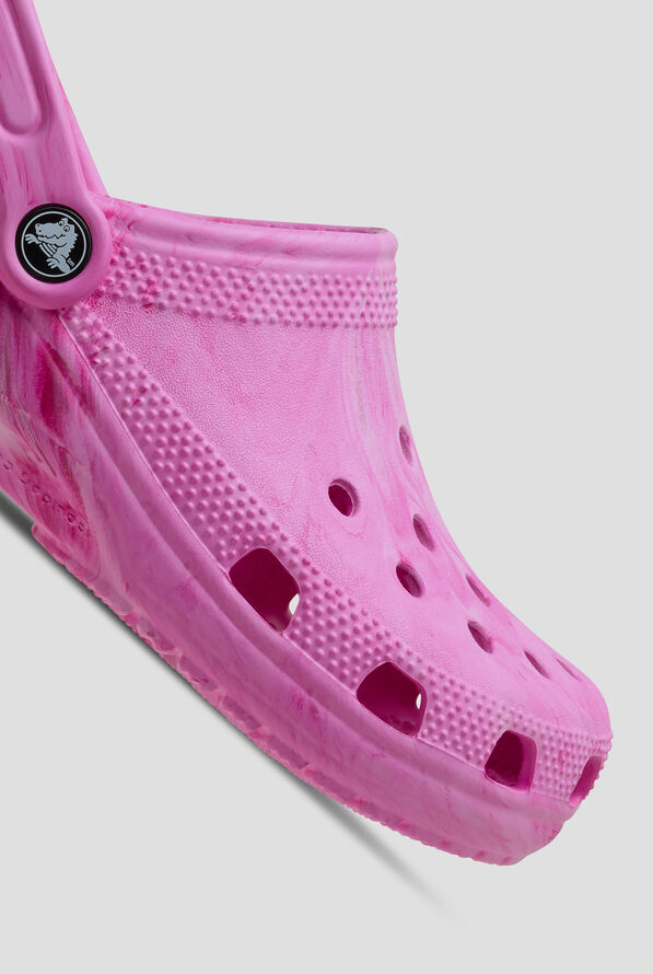 Crocs™ Womens Classic Pink Watercolor Marbled Clog - null - 3
