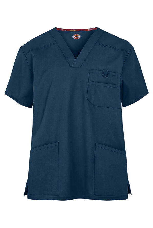 Dickies EDS Signature Men's 5-Pocket V-Neck Scrub Top - Navy - 1