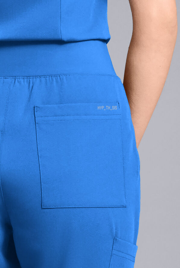 Hypothesis Women's Base 6-Pocket Jogger Scrub Pant - Royal - 5