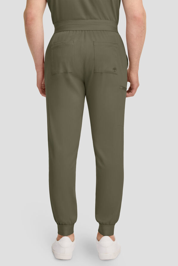 Pantal&oacute;n m&eacute;dico Healing Hands Quest Arlo STRETCH estilo jogger con cord&oacute;n y 5 bolsillos para hombre - Olive - 4