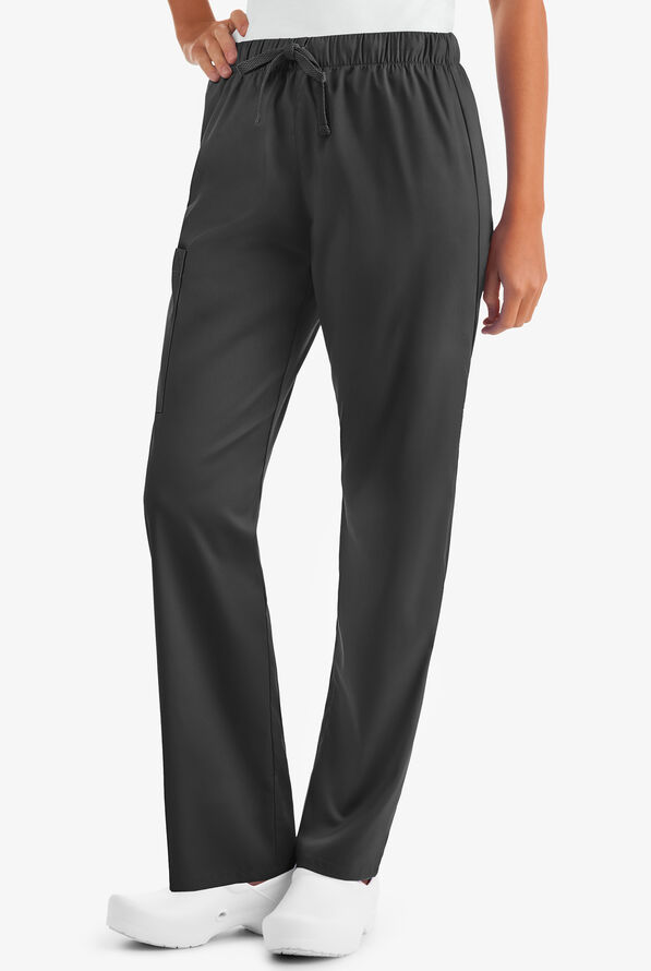 Strictly Scrubs STRETCH Women's 4-Pocket Scrub Set - Tall - Pewter - 2