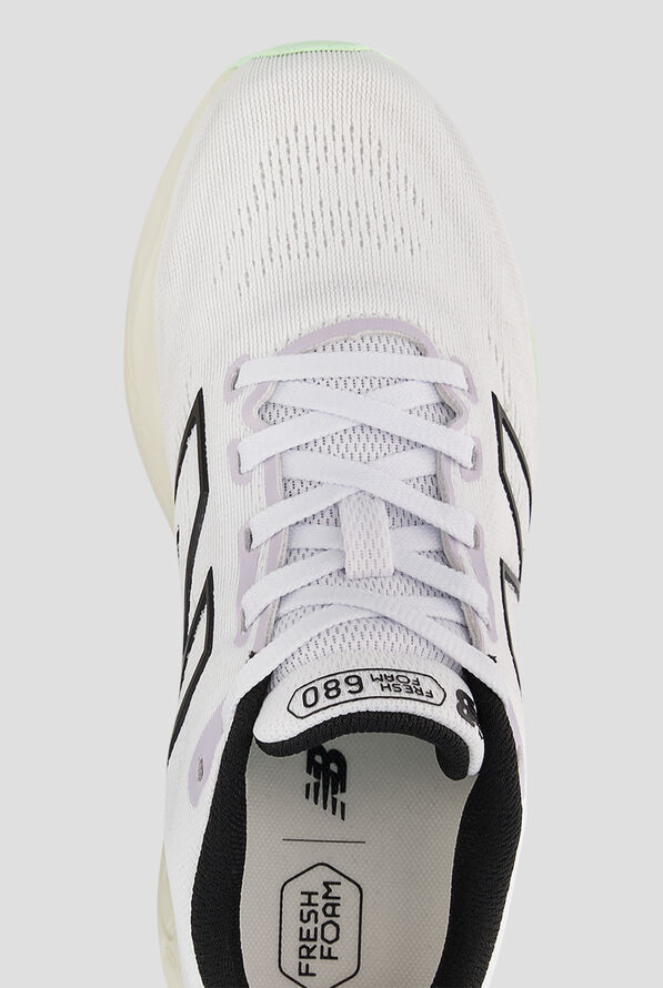 Zapatillas deportivas New Balance Fresh Foam 680 White/Grey con cordones para mujer - null - 2