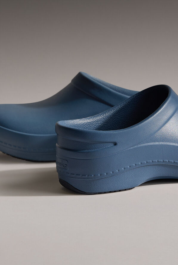 Dansko Women's Kaci SR Blue Backless Clogs - Blue - 8