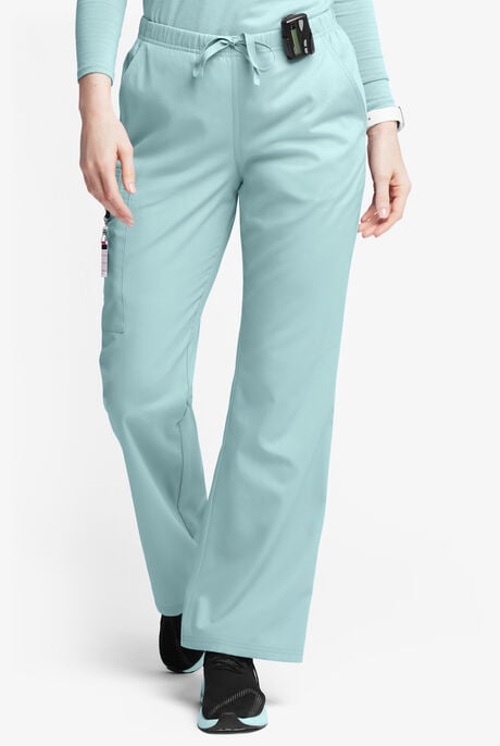 Butter-Soft Originals Women's 6-Pocket Mid Rise Flare Leg Scrub Pants