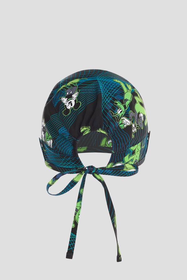 Gorro médico estampado unisex Tooniforms Disney's Take it Chill Mickey STRETCH con lazos ajustables - null - 2