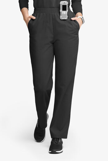 Pantalón médico Butter-Soft Originals de tiro alto con piernas rectas y 2 bolsillos para mujer