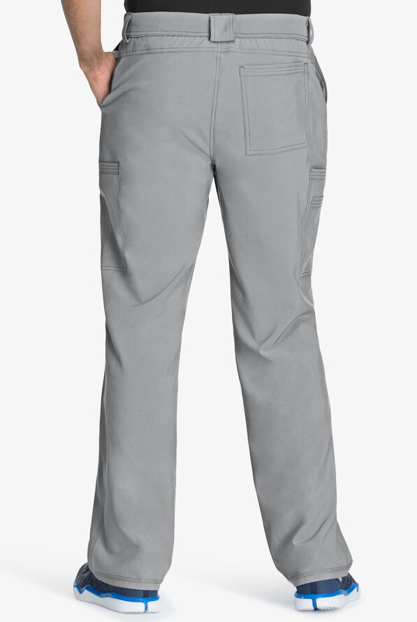 Pantalón médico Cherokee Infinity estilo cargo con piernas estrechas y 5 bolsillos para hombre - Grey - 2