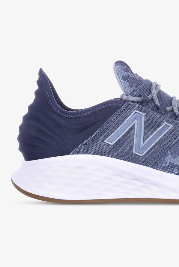 New Balance Men's Fresh Foam Roav V1 Navy/Vintage Indigo Athletic Lace-Up Nursing Shoes - null - 4