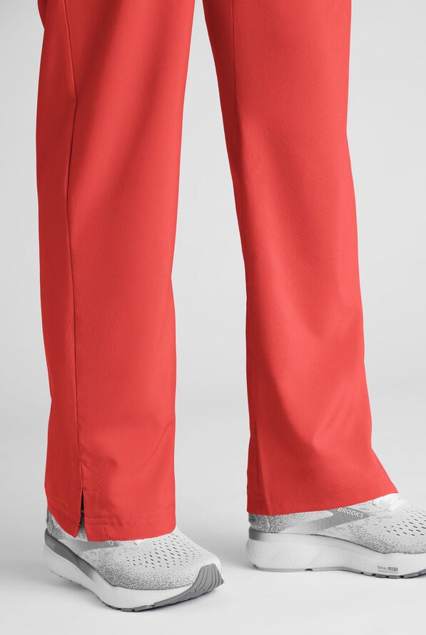 Pantal&oacute;n m&eacute;dico Easy STRETCH Eden con cord&oacute;n y 4 bolsillos para mujer - Spiced Coral - 5