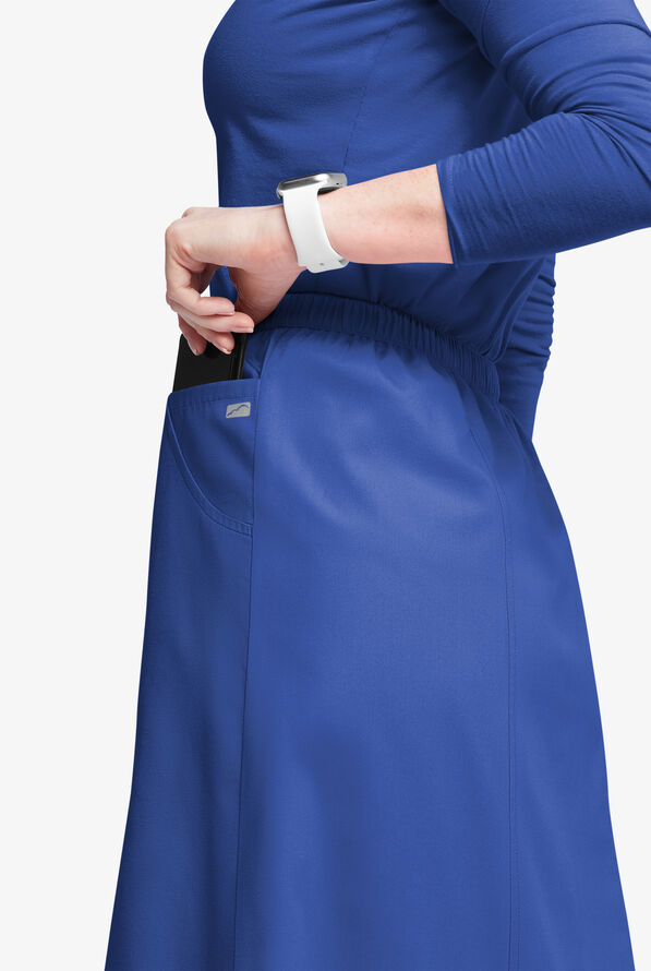 Falda médica estilo acampanada Butter-Soft Originals al tobillo con 4 bolsillos para mujer - Galaxy - 2