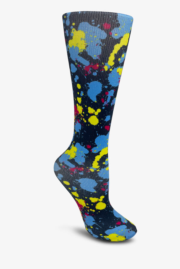 Cutieful Paint Splatter Women's 10-18 mmHg Compression Socks - null - 1