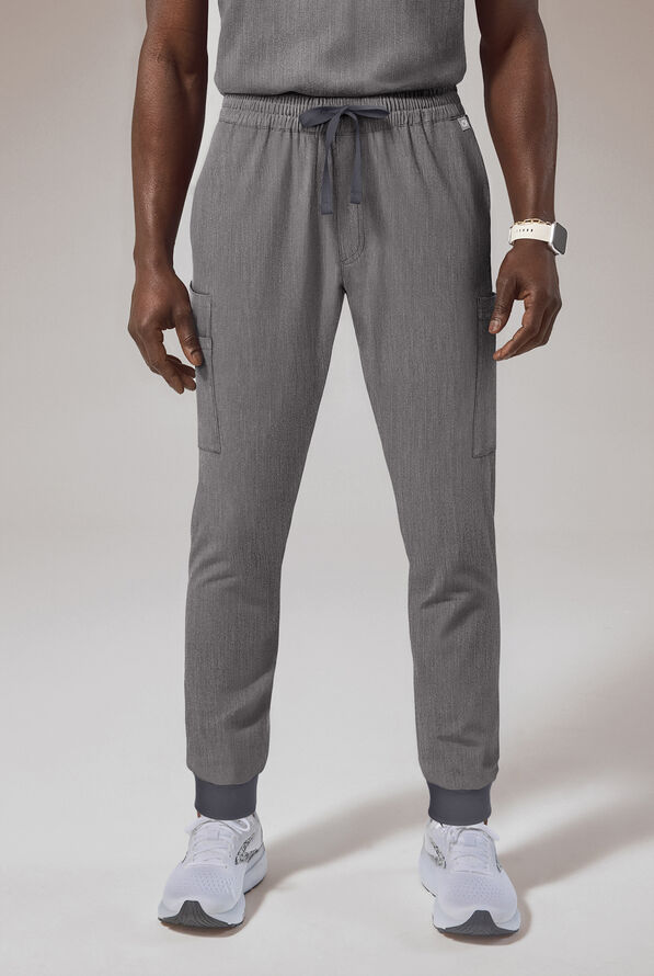 Pantalón médico Hypothesis S-R Shift Ready estilo jogger con 8 bolsillos para hombre - Graphite - 1