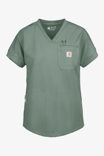 Carhartt Force&reg; Cross-Flex Knits Women's 5-Pocket STRETCH V-Neck Scrub Top