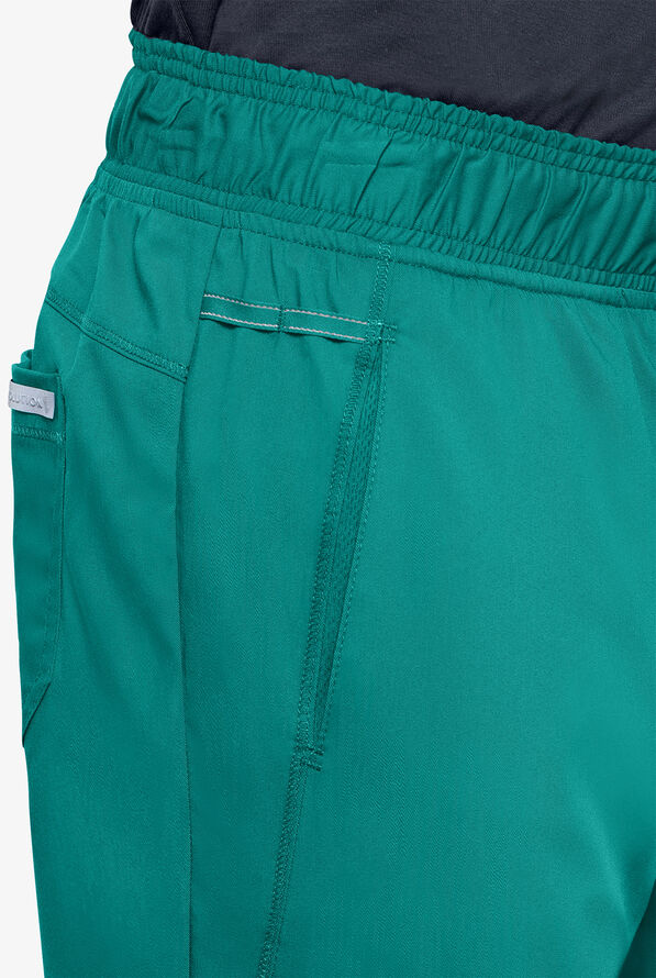 Cherokee Workwear Revolution Men's 5-Pocket STRETCH Jogger Scrub Pants - Teal - 4
