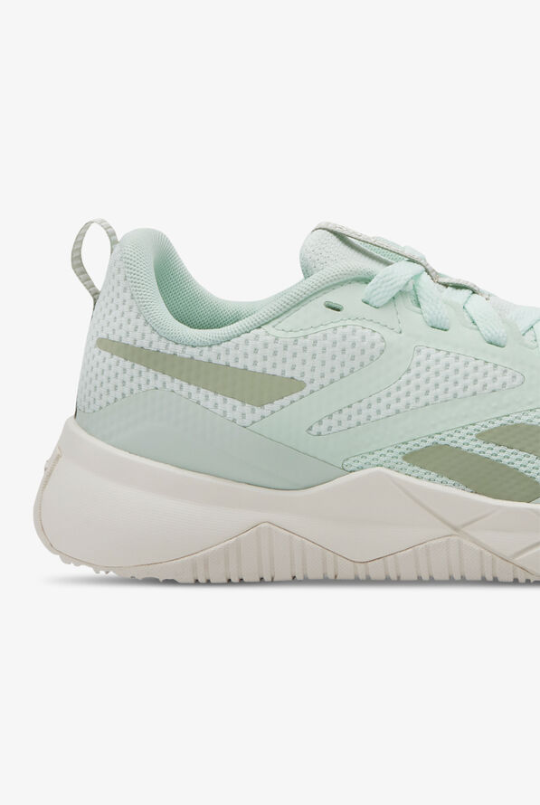Reebok Women's NFX Trainer Aqua Athletic Lace Up Shoes - Aqua - 4