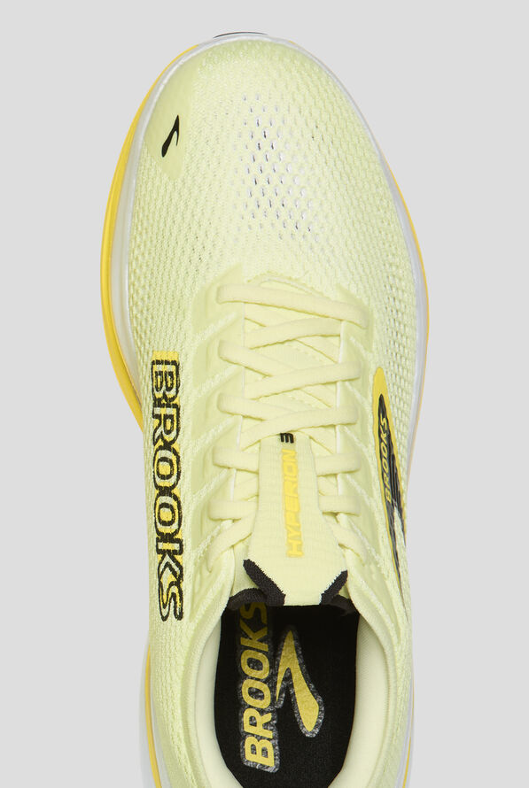 Brooks Men's Hyperion 3 Luminary/Black/Yellow Athletic Lace Up Shoes - null - 2