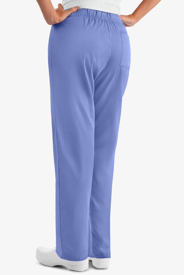 Strictly Scrubs STRETCH Women's 4-Pocket Scrub Set - Ceil Blue - 4