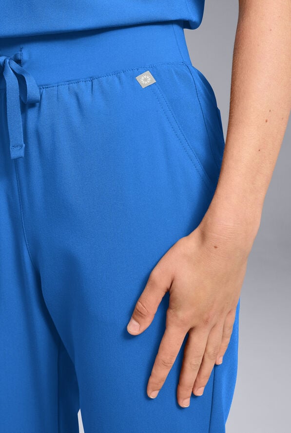 Hypothesis Women's Base 6-Pocket Jogger Scrub Pant - Royal - 4