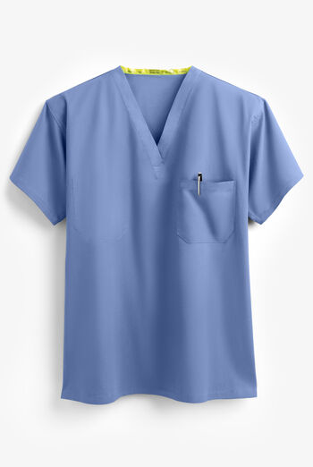 Fashion Seal Unisex 1-Pocket 100% Cotton Reversible Scrub Top
