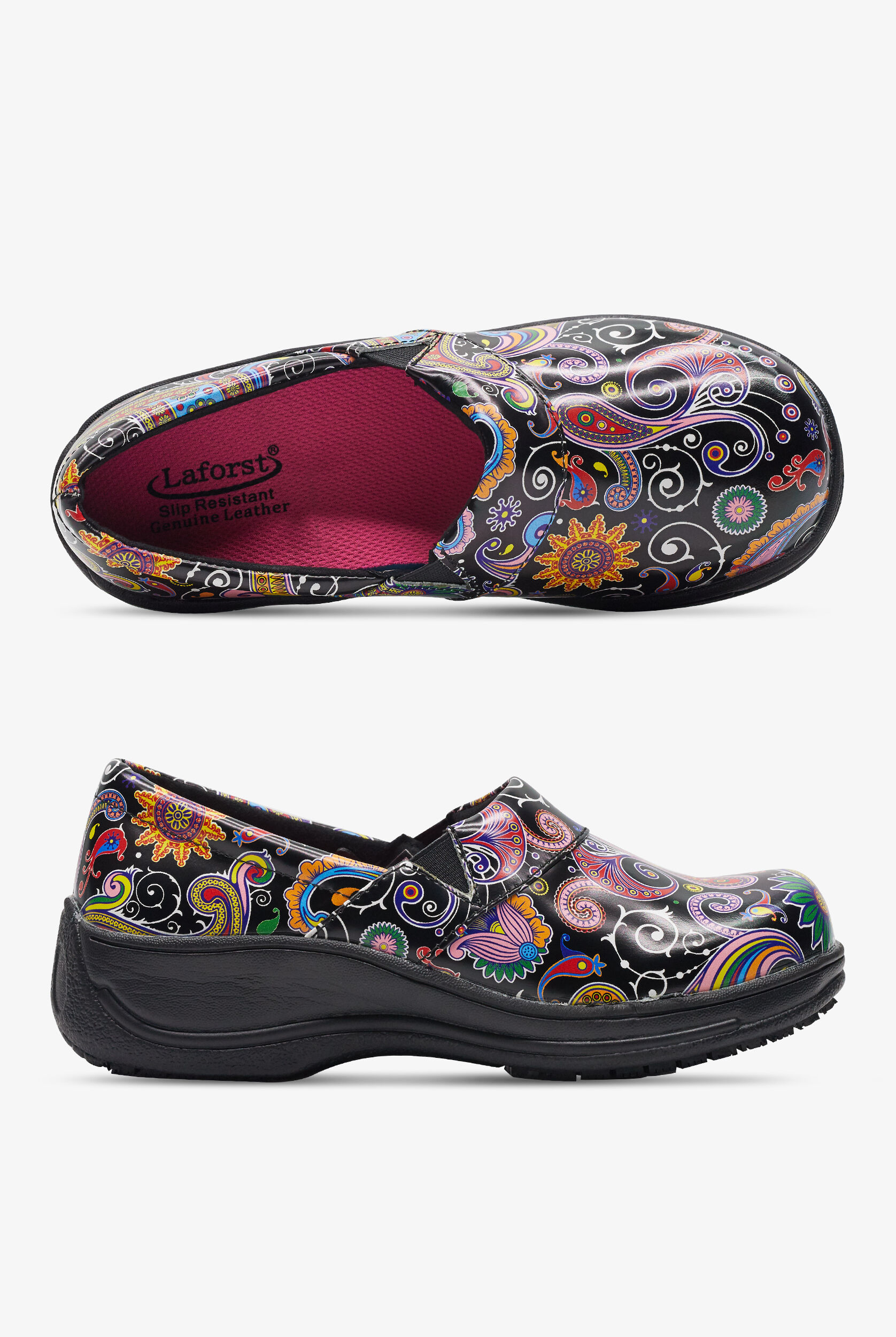 Laforst Rachel Paisley Women's Nursing Shoes 7003-301 | Nursing Clogs