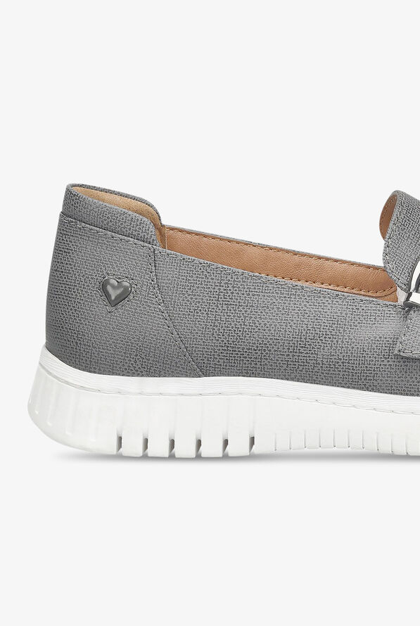 Nurse Mates Women's Daisy Slip On Nursing Shoes - Grey - 4