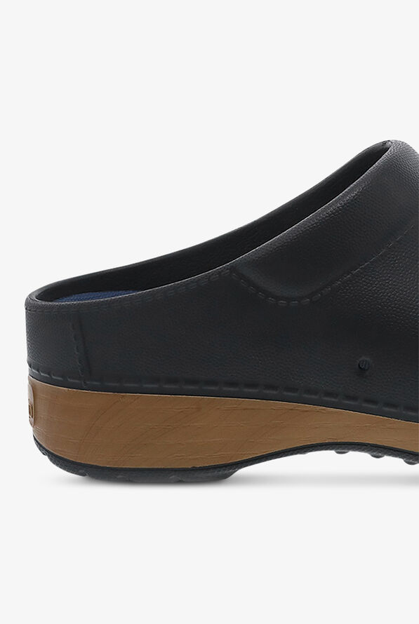 Dansko Men's Kane Black Backless Nursing Clogs - null - 4