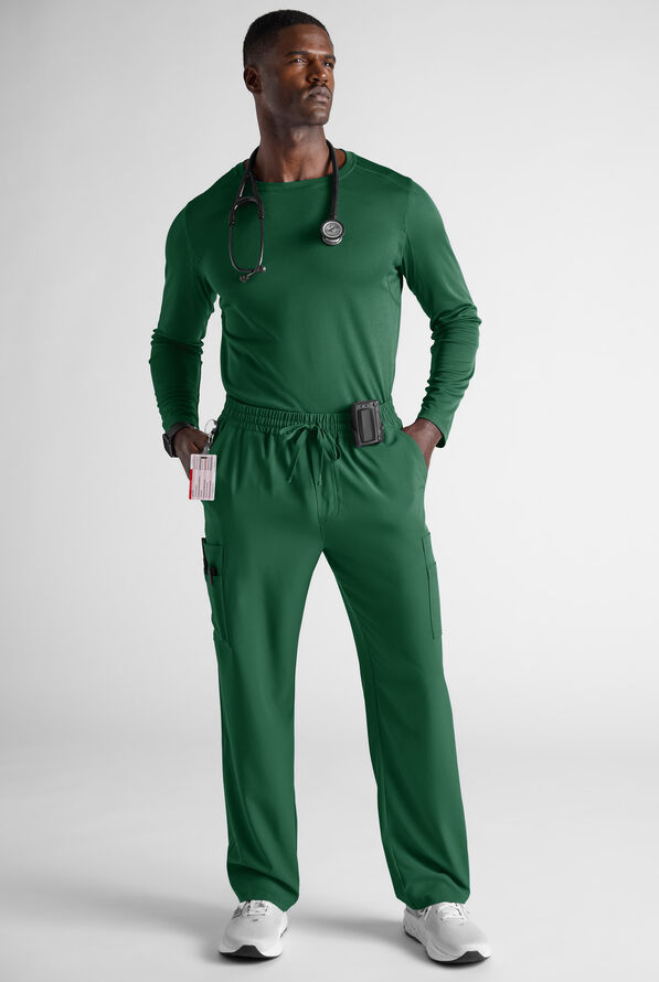 Easy STRETCH Men&rsquo;s 12-Pocket Scrub Pant - Hunter - 8