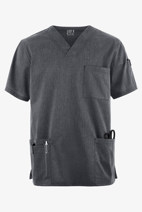 Butter-Soft STRETCH Men's 6-Pocket V-Neck Scrub Top