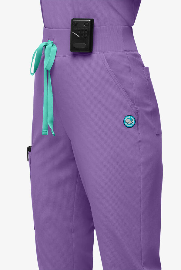 Easy Stretch EcoGrid Adela Women's 6-Pocket Jogger - Ultraviolet Light - 4