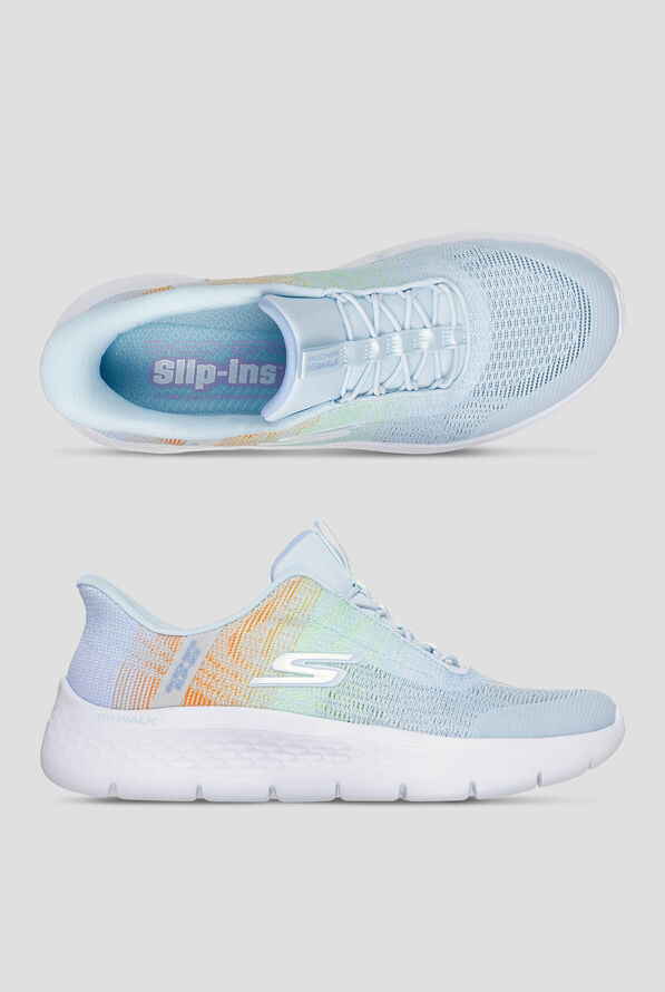 Skechers Performance Go Walk Flex Ombre Athletic Slip-Ins Bungee Shoes - null - 1