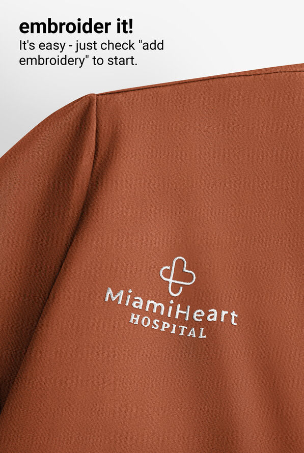 koi Solis Sari Women's 4-Pocket STRETCH V-Neck Scrub Top - Dark Copper - 5