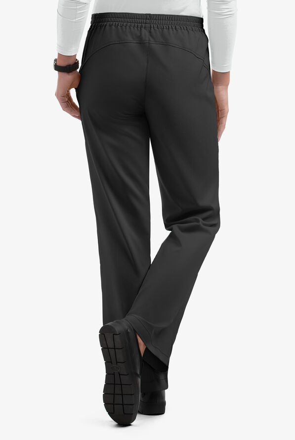 Pantalón médico Healing Hands Purple Label STRETCH Taylor petite con 2 bolsillos para mujer - Black - 3