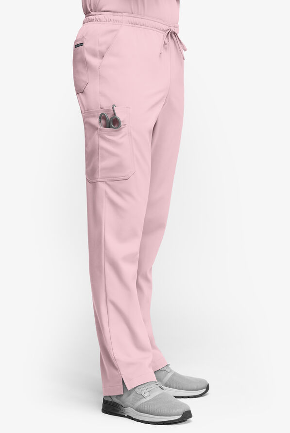 Advantage STRETCH Men's 6-Pocket Cargo Scrub Pants - Light Pink - 4