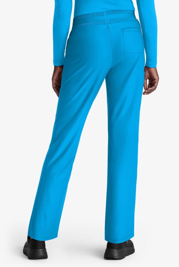 Skechers by Barco Slip-ins Reach Women's 4-Pocket STRETCH Slim Cargo Straight Leg Scrub Pants - Bold Azure - 2