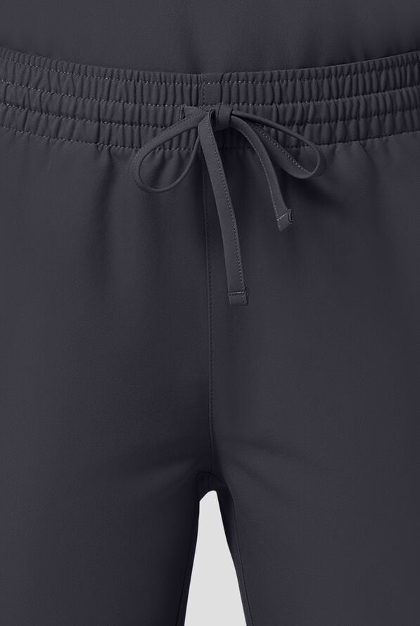 Cherokee Workwear Originals Ultra Women's 5-Pocket Drawstring Jogger Scrub Pants - Pewter - 3