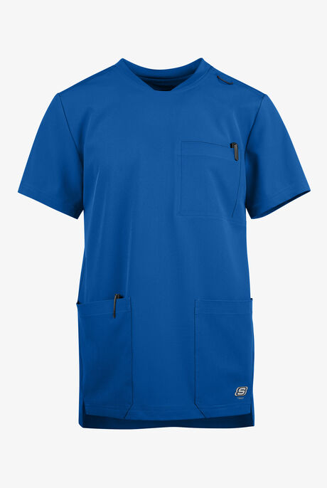 Skechers by Barco Thesis Men's 3-Pocket STRETCH Tuck In V-Neck Scrub Top