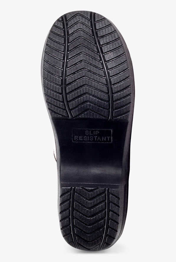 Savvy Women's Brandy Peace Tie Dye Patent Leather Nursing Clogs - null - 6