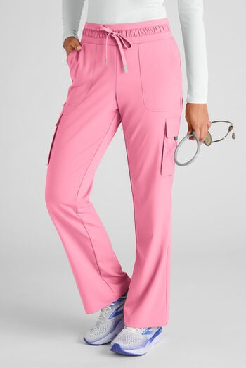 Pantal&oacute;n m&eacute;dico Grey's Anatomy by Barco Emerge Parker STRETCH con piernas anchas estilizadas y 4 bolsillos para mujer