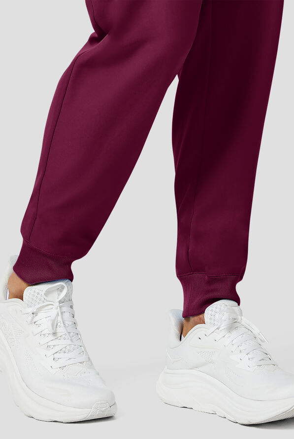 Pantal&oacute;n m&eacute;dico Cherokee Workwear Originals Ultra estilo jogger con cord&oacute;n y 4 bolsillos para hombre - Wine - 6