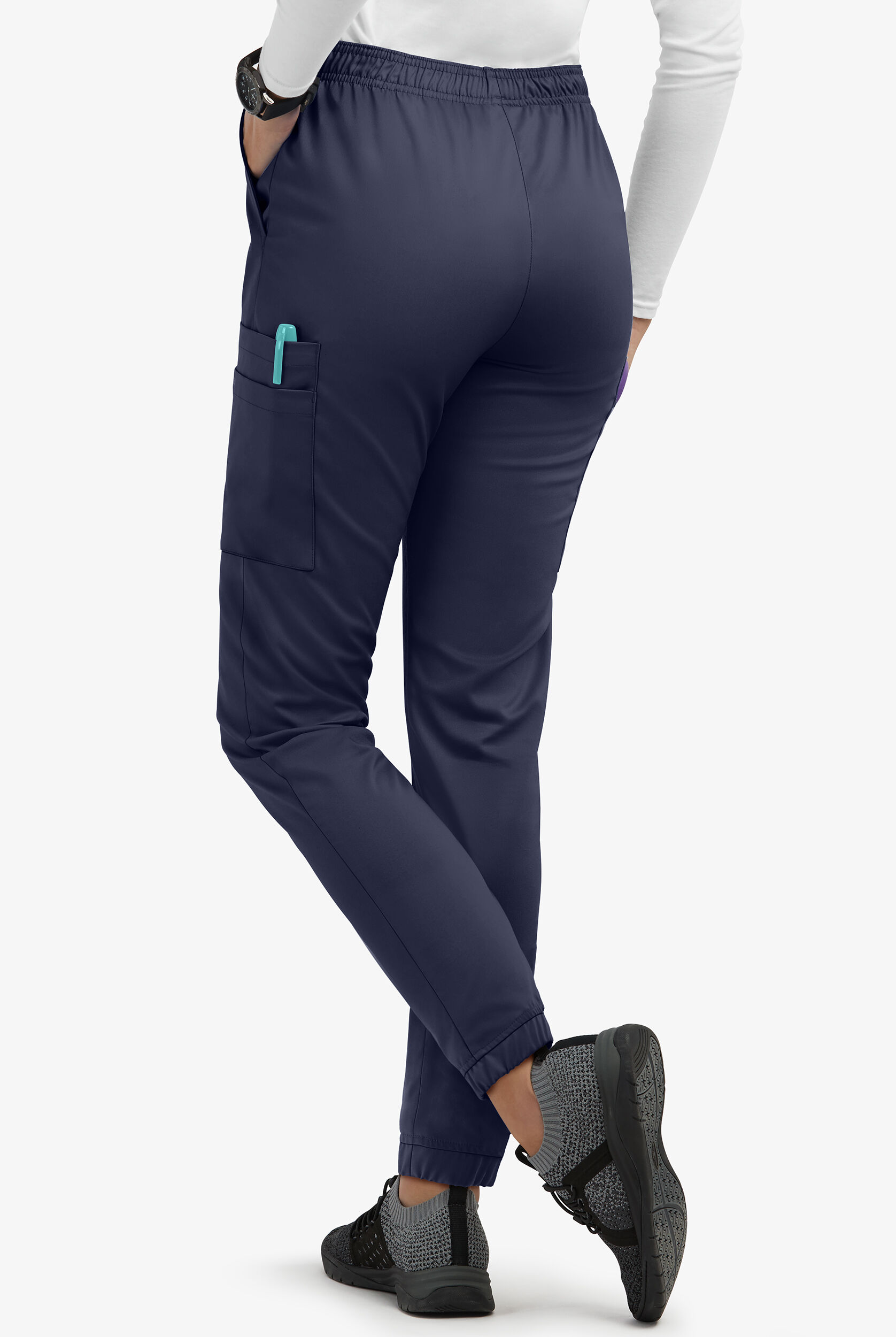 Pantalón médico UA Flex2 estilo jogger con 7 bolsillos para mujer,  Pantalones tipo Jogger para Mujeres