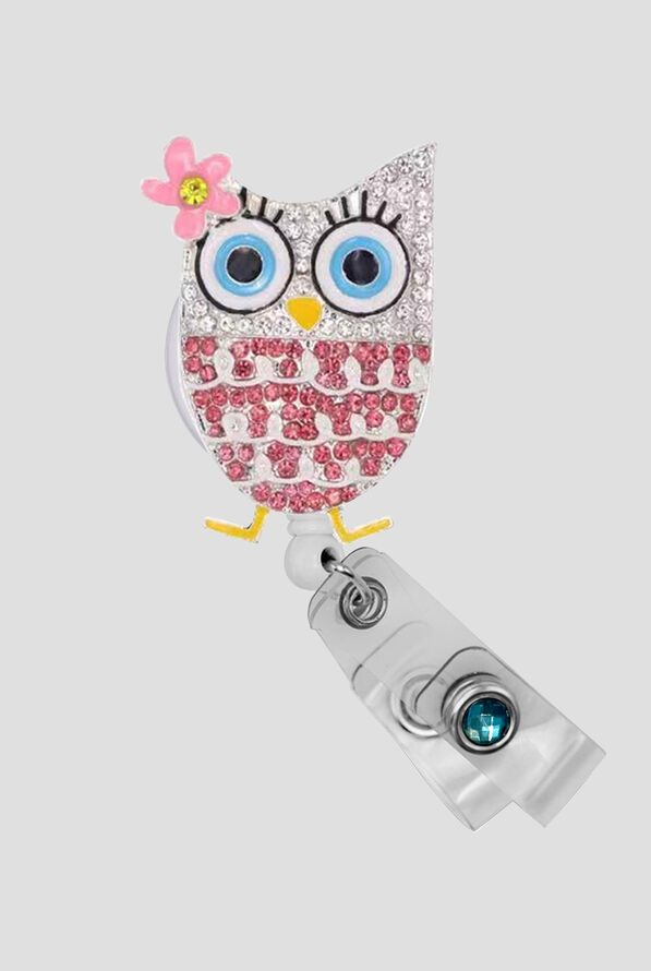 Outside the Box Sparkle Owl ID Badge Holder - null - 1