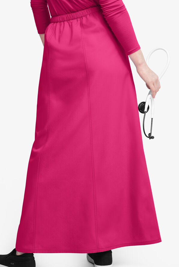 Falda m&eacute;dica estilo acampanada Butter-Soft Originals al tobillo con 4 bolsillos para mujer - Fuchsia - 3