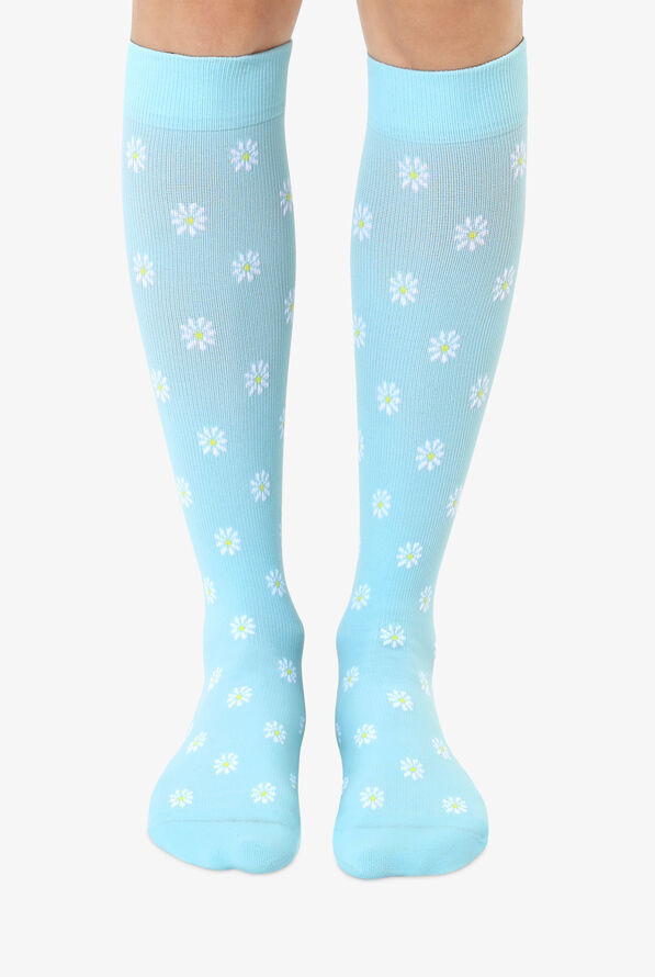 Living Royal Daisy Women's 15-20 mmHg Moderate Compression Socks - null - 1