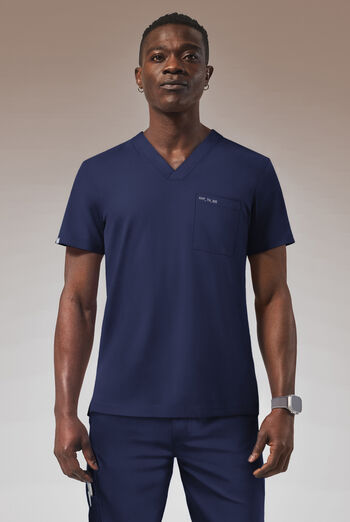Hypothesis Omni V Men's 1-Pocket Tuck In V-Neck Scrub Top